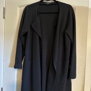 J. Crew black cardigan sweater blazer
